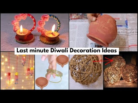 4 Amazing Diwali Home Decor Ideas | 5 Minute Diwali Home Decor Hacks