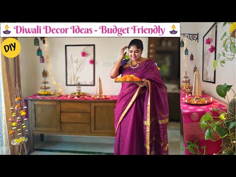 Diwali Home Decor Ideas (Budget Friendly) / DIY – Super Easy, Quick and Creative / Home HashTag Life