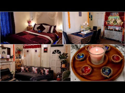 Last Minute Diwali Home Decor Ideas | Minimal Diwali Home Decoration | Diwali Decoration in UK