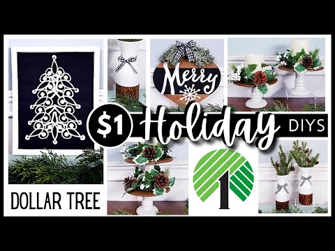 *NEW* DOLLAR TREE DIYS | Neutral CHRISTMAS & HOLIDAY Home Decor | DIY Projects You Must Try in 2021!