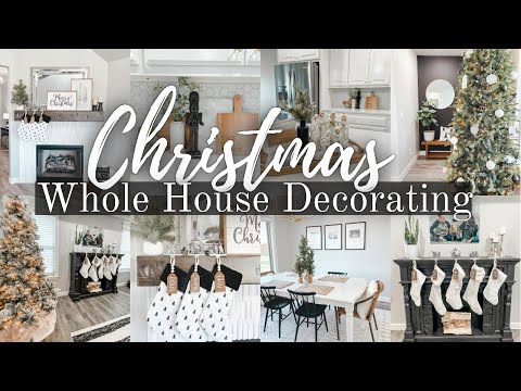 🎄2021 CHRISTMAS DECORATE WITH ME | CHRISTMAS WHOLE HOUSE DECORATING| CHRISTMAS HOME DECORATING IDEAS