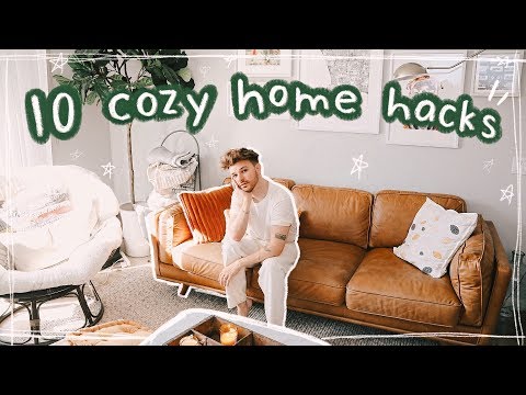 10 COZY HOME HACKS + DECORATING TIPS ☕Ideas + Inspiration For a Cozy Space!