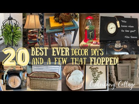 20 BEST HOME DECOR DIY’S OF 2021 AND A FEW FLOPS!