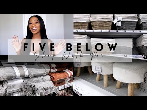 FIVE BELOW SHOP WITH ME HAUL | AFFORDABLE HOME DECOR AND MORE 2021