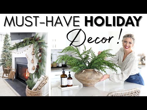 HOLIDAY DECOR MUST-HAVES || 2022 CHRISTMAS DECORATING IDEAS || TIMELESS HOLIDAY DECOR STAPLES