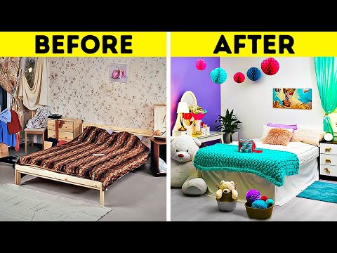 Easy Ways To Upgrade Your Bedroom || Cool Home Organizing And Decorating Hacks