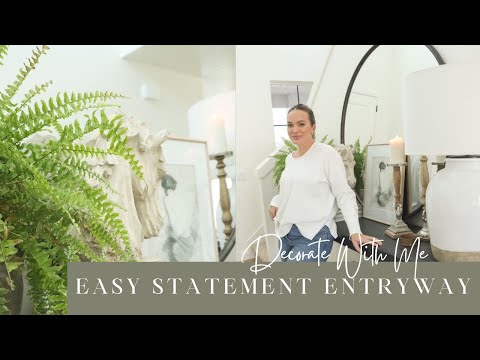Easy Statement Entryway Ideas || Entryway Decorating Ideas || Entryway Decorate With Me