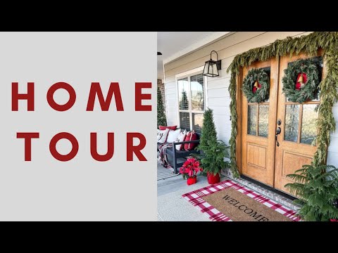 HOME TOUR: Alabama Christmas Modern Farmhouse Decorating ideas Holiday Decor