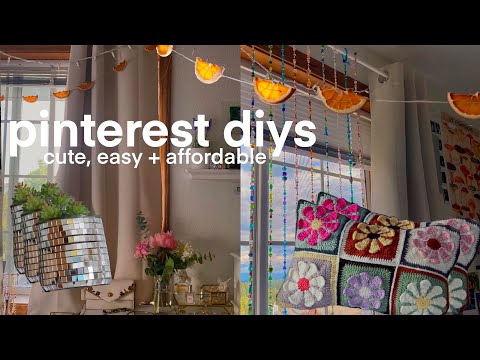 DIY Pinterest inspired room decor 2022