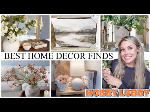 HOBBY LOBBY SHOP WITH ME AND HAUL | AFFORDABLE HOME DECOR + HOME DECORATING IDEAS FOR SPRING 2023