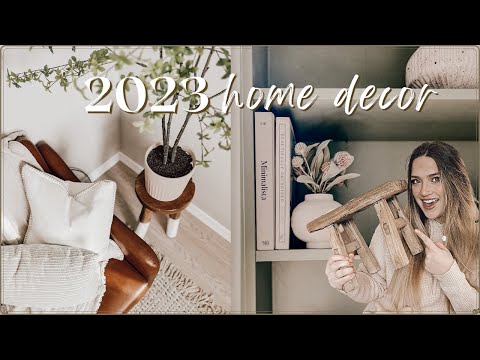 STYLING NEW HOME DECOR // HOME DECOR HAUL // 2023 home decorating ideas!