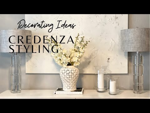 Home Decorating Ideas|Credenza Styling