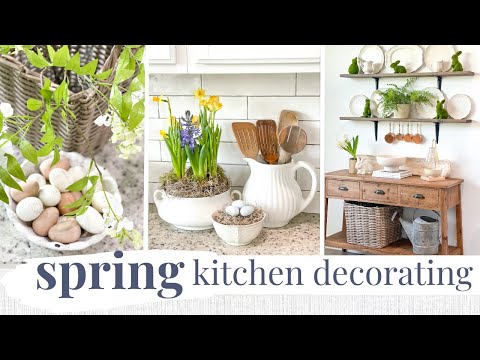 SPRING DECORATE WITH ME 2023 | Kitchen Decorating Ideas for Spring | Jessica Giffin