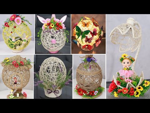 10 Jute Craft Ideas Collection with Balloon, Home Decorating Ideas Easy