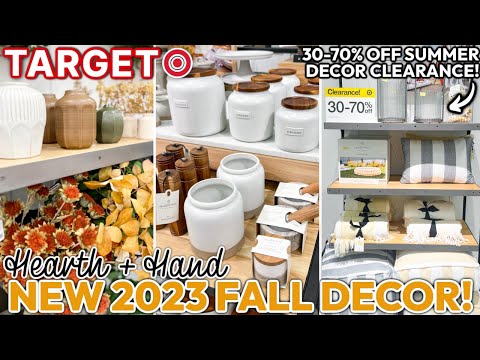 NEW HEARTH AND HAND *2023* FALL DECOR IS HERE! 🍂🎯 | Target Fall Home Decor | Fall Decorating Ideas