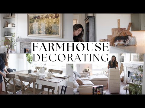 Farmhouse Home Decorate with Me | Decorating Ideas for 2023