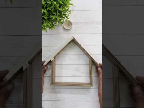 DIY home decor wall hanging 💥 waste cardboard box 💥#shortsfeed #craft