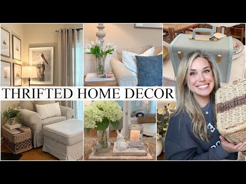 HOME DECOR IDEAS ON A BUDGET | THRIFT WITH ME, HAUL & HOW TO STYLE – THRIFTED HOME DECORATING IDEAS