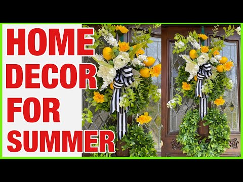 Home Decorating Ideas For Summer 2023 /  Lemon Themed Home Decor And DIYS /  Ramon At Home