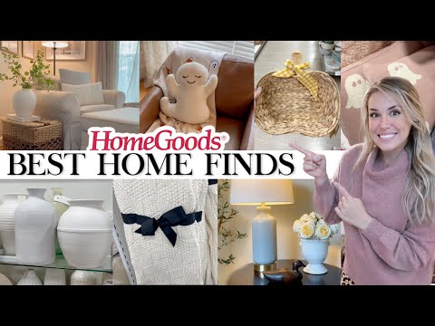 HOME DECORATING IDEAS & FALL DECOR 2023 | HOMEGOODS SHOP WITH ME & FALL HAUL | AFFORDABLE HOME DECOR