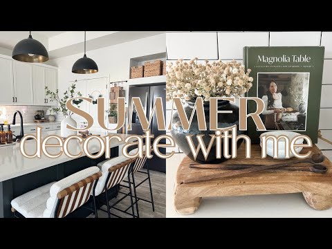 *NEW* SUMMER DECORATE WITH ME 2023 | Modern & minimal home decor ideas