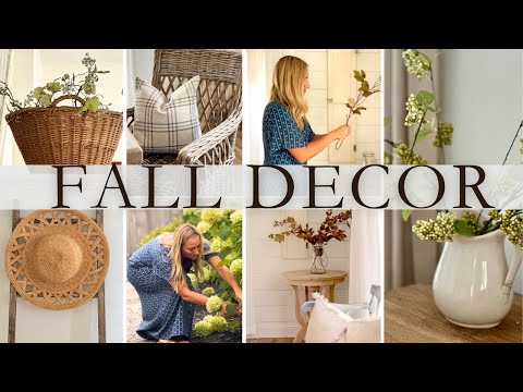 Cozy Cottage Fall Decorate with Me | Early Fall Decorating Ideas 2023