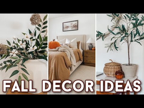 FALL DECORATE WITH ME | BEDROOM FALL DECOR IDEAS | AUTUMN HOME DECOR | 2023 FALL DECORATING