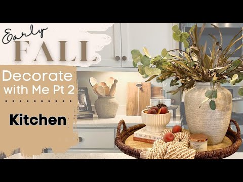 Early Fall Kitchen Decorate with Me 2023 | Fall Decorating Ideas