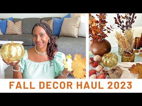 🍂NEW FALL HOME DECOR HAUL 2023 | Fall Decorating Ideas | New Fall Home Decor | Thirfted Fall Decor