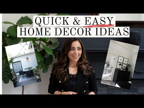 SMALL CHANGES THAT MAKE A HUGE DIFFERENCE!  LUX FOR LESS HOME DECOR IDEAS