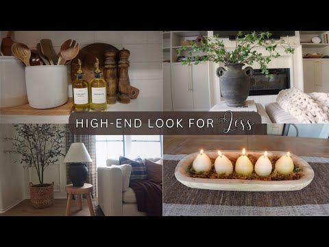 THRIFTING VS HIGH END- GET THE LOOK FOR LESS | DESIGNER DECOR DUPES | HOME DECORATING IDEAS