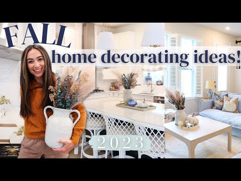 2023 FALL DECORATING! Fall Decorate with Me! | Fall Interior Design Ideas | Alexandra Beuter