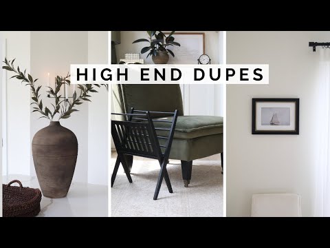 HIGH END VS THRIFT STORE | DIY HIGH END HOME DECOR DUPES ON A BUDGET