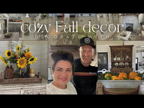 Cozy Fall Decor – Decorate with Me – 5 Fall Decorating ideas – Home Decor Shop with Me