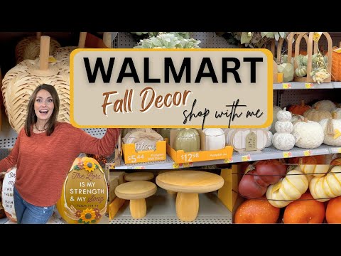 NEW 2023 FALL DECOR AT WALMART | SHOP WITH ME | FALL DECORATING IDEAS