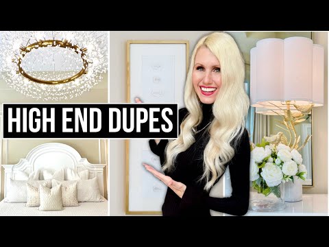 DIY HOME DECOR DUPES! GET The HIGH END LOOK For THOUSANDS LESS!