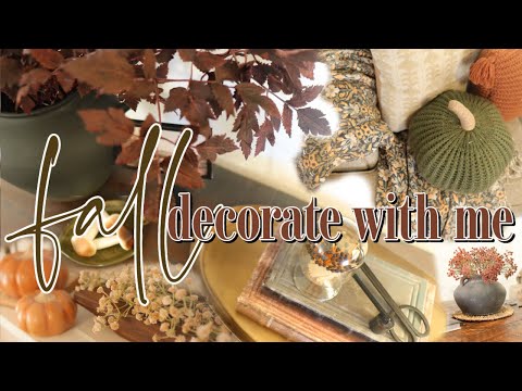 FALL DECORATE WITH ME 2023 | FALL DECOR IDEAS AND INSPIRATION | Fall living room