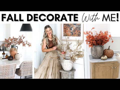 FALL DECORATING IDEAS || AUTUMN STYLING TIPS || 2023 FALL DECORATE WITH ME || AUTUMN DECOR