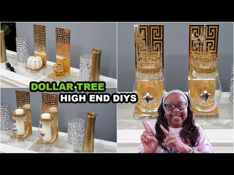 NEW DOLLAR TREE HIGH END DIY | DOLLAR TREE DIY HOME DECOR 2023 DIY Glam GIFT IDEA TO TRYOUT!!