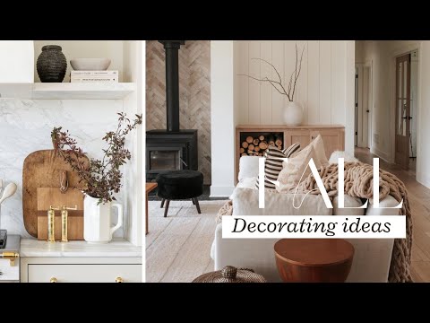 2023 Fall Decorating Ideas|Decorate With Me|Fall Styling Ideas|Organic Modern Decor|Decorate With Me