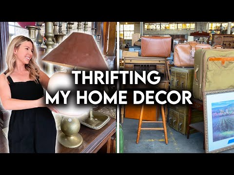 VINTAGE + THRIFT SHOP WITH ME | HIGH-END HOME DECOR ON A BUDGET