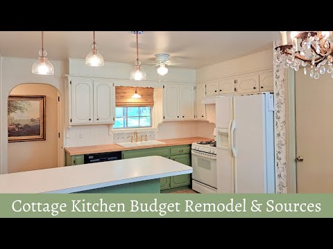 Cottage Kitchen Budget Remodel & Sources ~ Home Decorating Ideas