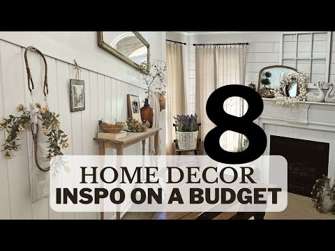 Home Decor and Decorating on a budget  •  DIY drop cloth curtains  •  Thrift Flips
