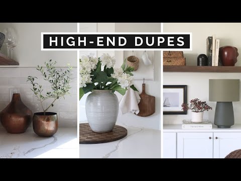HIGH END THRIFT STORE DUPES | HOW TO STYLE THRIFTED HOME DECOR