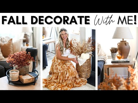 FALL DECORATING IDEAS || DECORATING FOR AUTUMN || FALL DECORATE WITH ME || AUTUMN STYLING TIPS