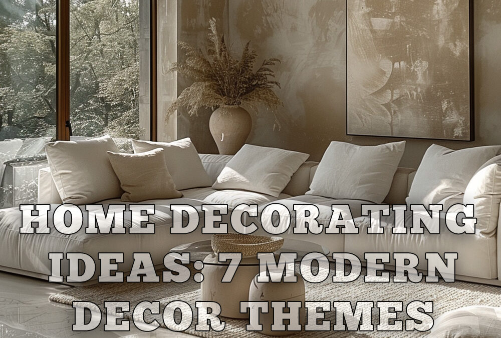 Home Decorating ideas: 7 Modern Decor Themes and Color Schemes