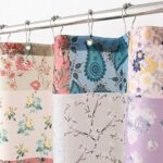 Kgorge Patchwork Design Blooming Splicing Flowers Print Paisley Pattern Bathroom Curtains For Shower Curtains Shabby Chic Cottage Vintage Style 0 1
