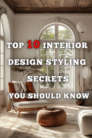 Top 10 Interior Design Styling Secrets You Should Know
