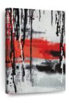 Abstract Paint Drip Canvas Print 1 Piece 30 X 45 0