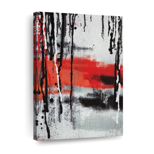 Abstract Paint Drip Canvas Print 1 Piece 30 X 45 0